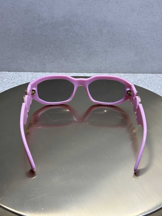 Окуляри Versace Medusa Biggie Pink Clear / Очки Версаче Оригинал с Кристалами Версаче