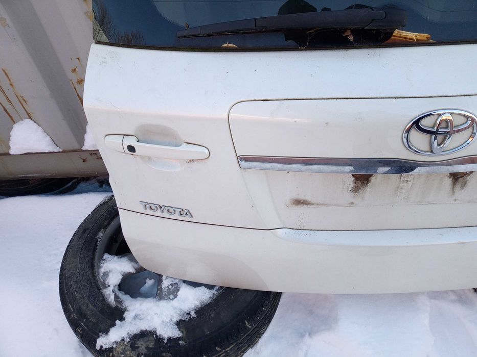 TOYOTA RAV4 III 06-12 klapa tył kompletna kolor BIAŁA PERŁA 070