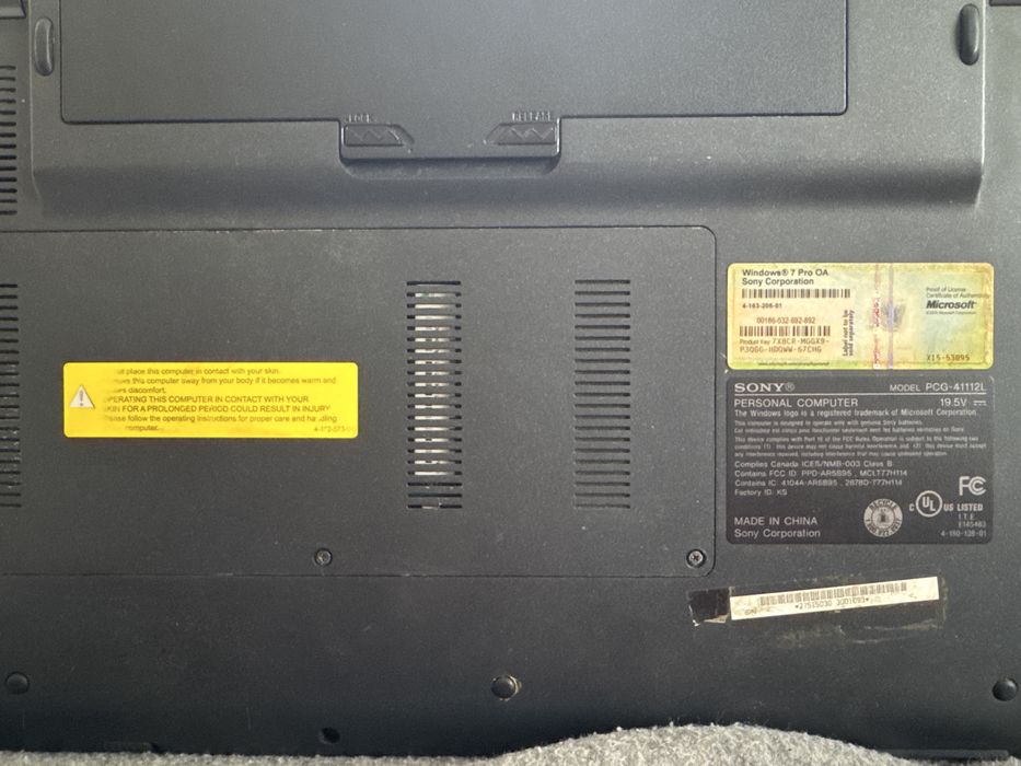 Ноутбук Sony VAIO