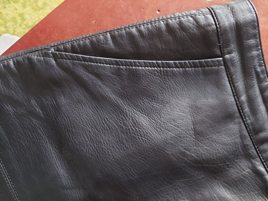 Шкіряна спідниця S