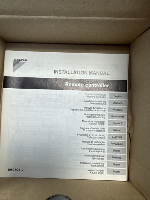 Daikin VRV comando ar condicionado BRC1C51/61