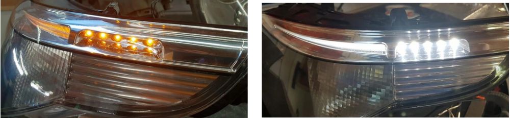 LED moduł brewka BMW E60 E61 przed lift