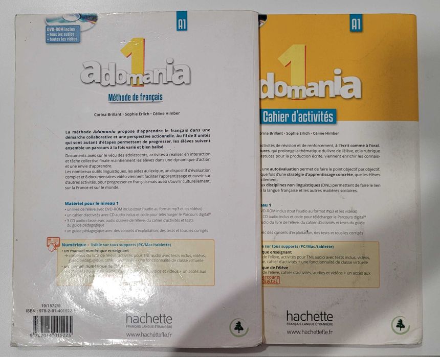 Manual escolar Francês Adomania 1 e Cahier d`activités A1