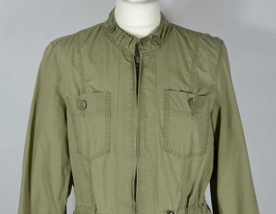 TOMMY HILFIGER Safari Cargo Lekka kurtka Damska M Oryginalna Super St