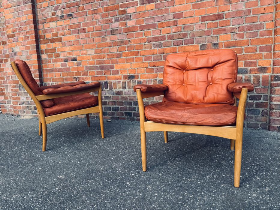 Komplet Szwedzkich foteli proj.Gunnar Kentemo,Göte-Möbler Nässjö,70s