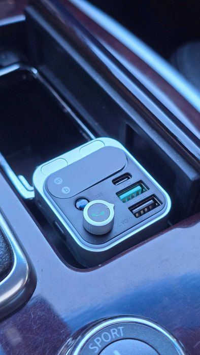 Bluetooth FM трансмітер для авто. 48W швидка зарядка | AUX / USB.