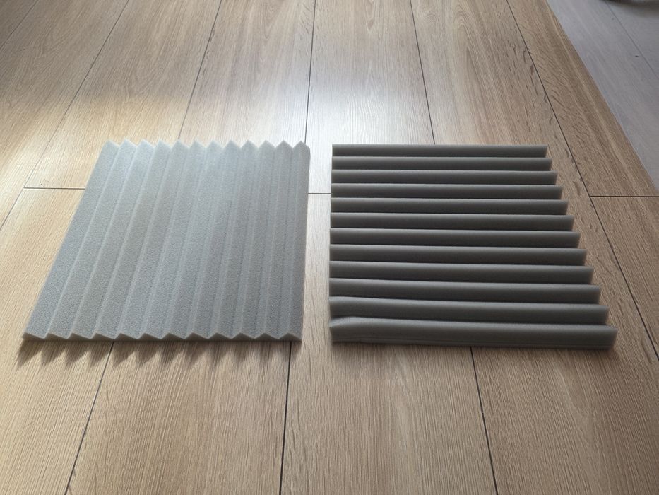 Pianka akustyczna szara klin  30x30x2.5cm 60szt + gratis