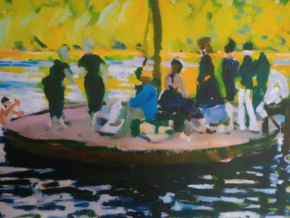 Obraz na płótnie - La Grenouillère, Claude Monet, 50x70