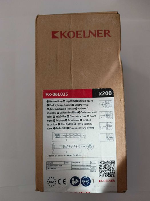 Ударні дюбелі для швидкого монтажу