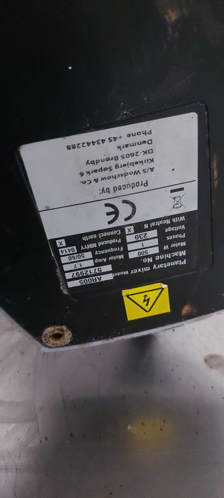 Міксер планетарний TEDDY 5L BEAR VARIMIXER тістоміс тестомес