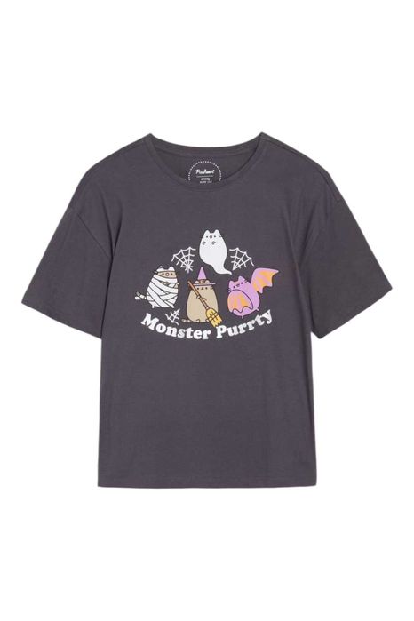 Bawełniana koszulka z nadrukiem Pusheen the Cat 134