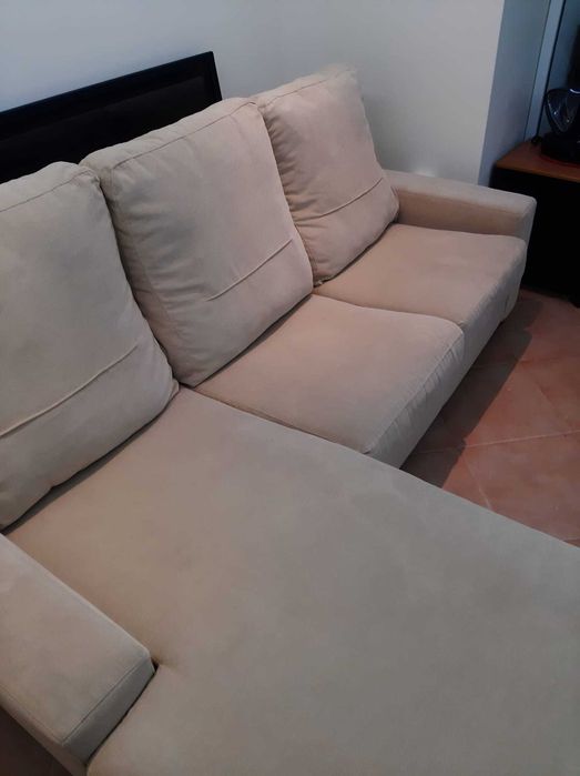 Sofá Chaise Long em tecido