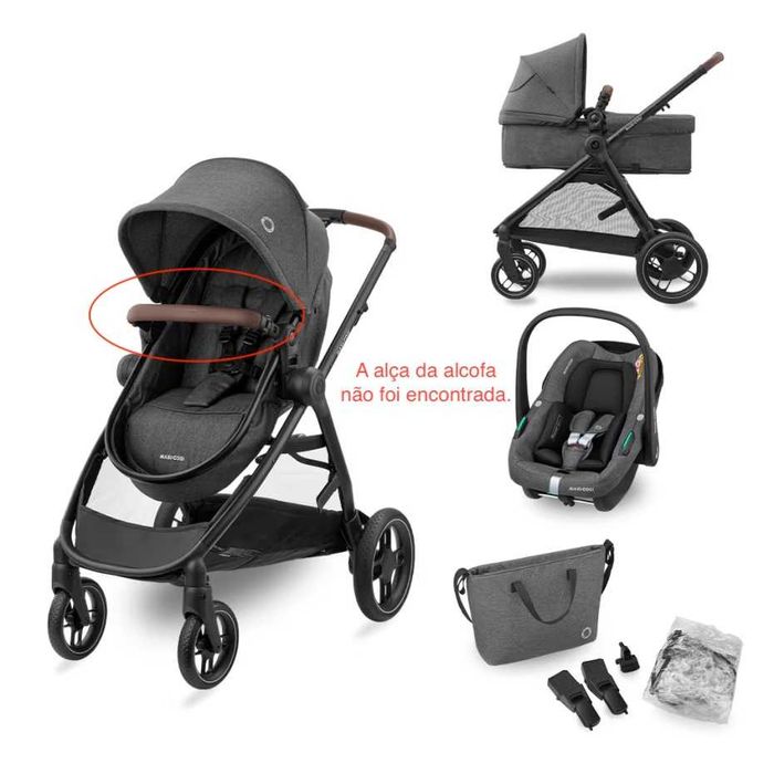 Maxi-Cosi Zelia trio - Conjunto carrinho e cadeira para carro
