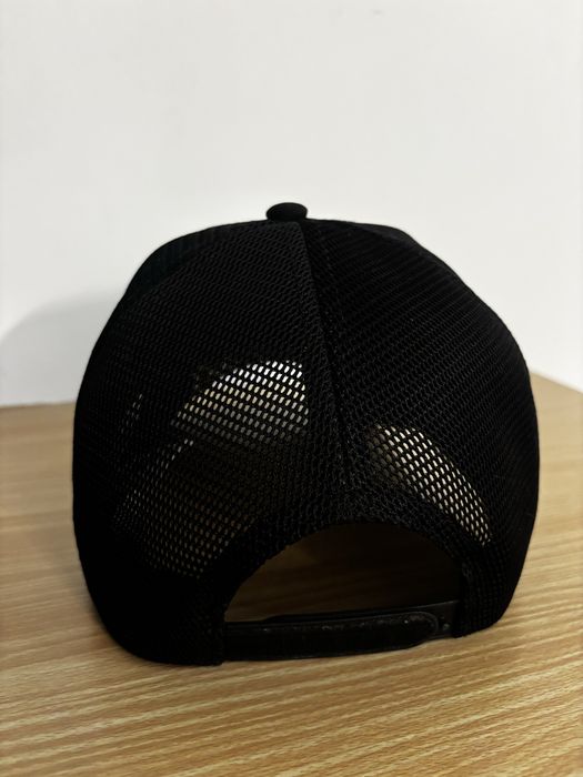 Carlo Colucci Milano 1978 Black Logo Cap One Size czarna czapka z siatką