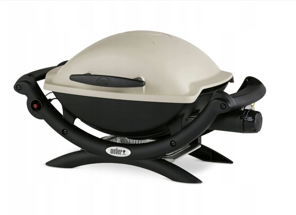 WEBER Q1000 Grill Gazowy Stołowy Turystyczny ŻELIWNY RUSZT 2,49kW