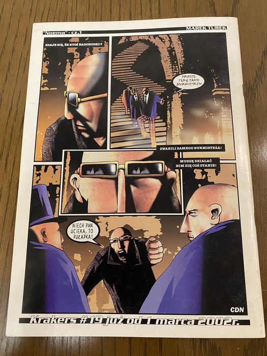 Krakers 18 ( 2001/04 )  magazyn komiksowy, komiks Michaś Potrafi
