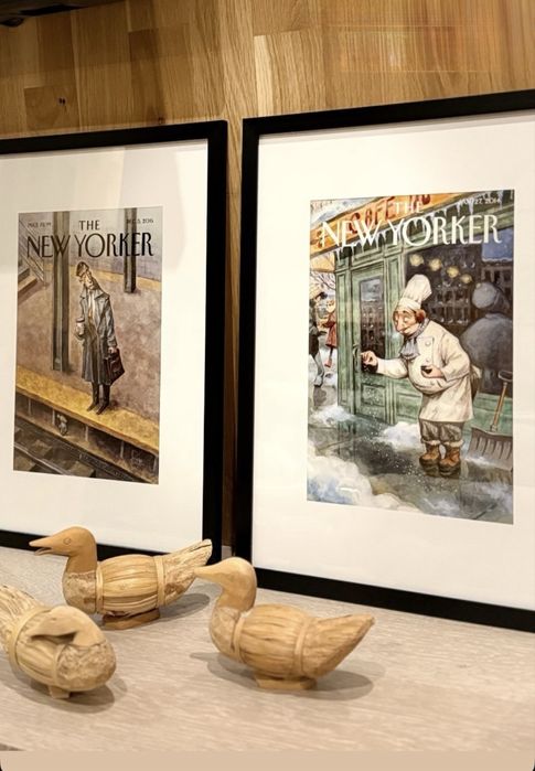 Две «картины», обложки журнала New Yorker