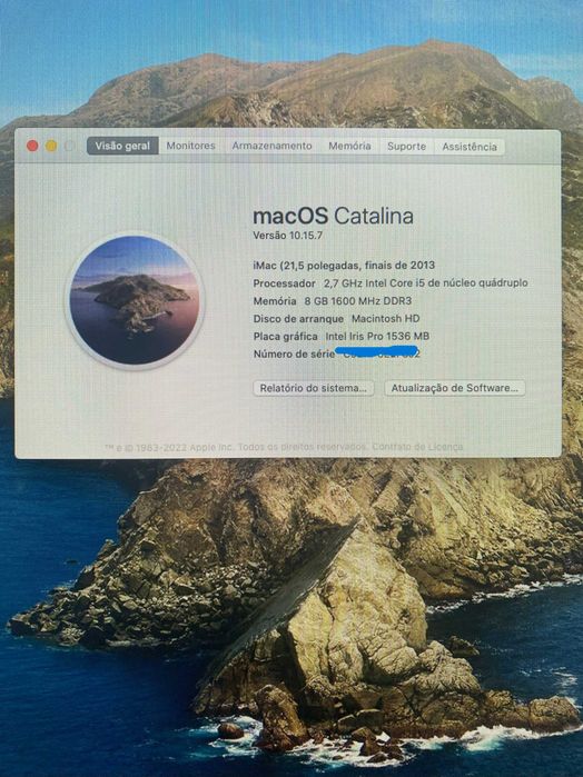 Apple iMac 21.5&quot; | Late 2013 | Intel i5 2.7 GHz | 8 GB | 1 TB HDD64283972168705122