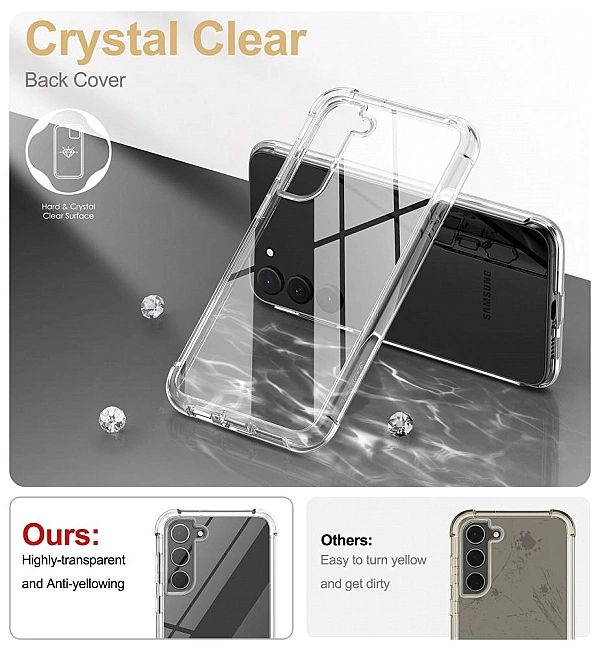 Etui z Szybką Kevlar Braders do Samsung Galaxy Galaxy S23+ Plus Clear
