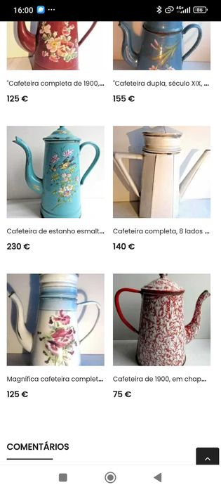 Lindíssimas Cafeteiras Antigas