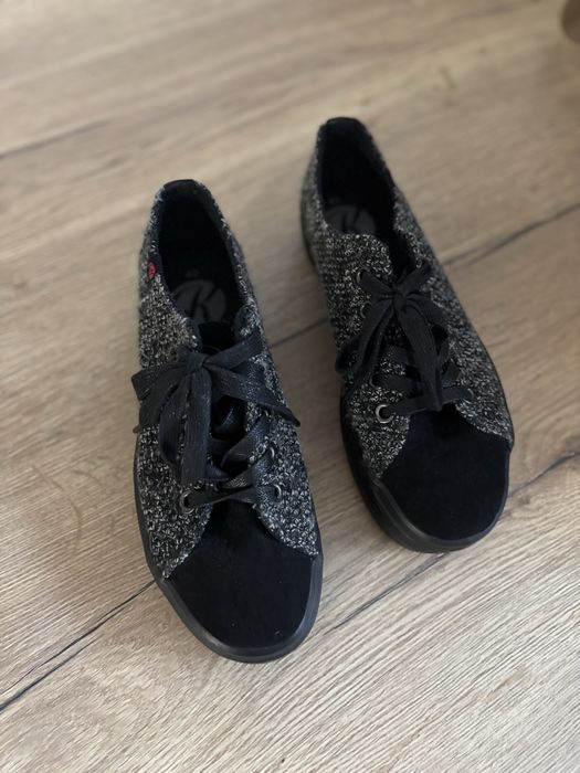 Tampki damskie welurowe / dwa razy noszone