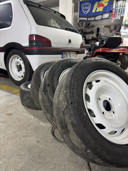 Jantes Peugeot 106 Rallye com pneus