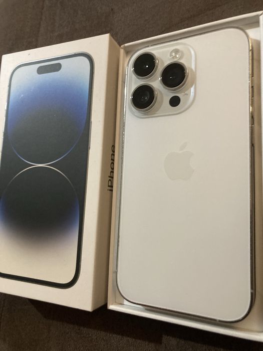 Iphone 14 pro 128gb silver srebrny bialy white