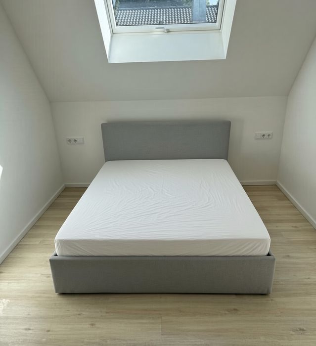 Łóżko tapicerowane Ikea Gladstad 140x200 z materacem. Dostawa