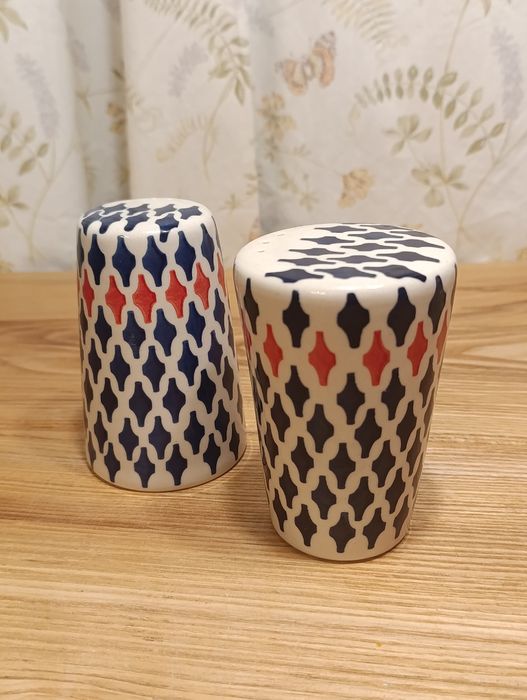 Komplet ceramiczny sól i pieprz duży M.Gazur ceramika Bolesławiec