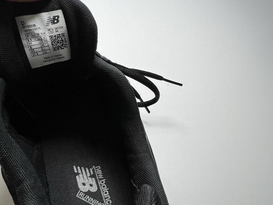 43-27.5см ОРИГІНАЛ 100% Кросівки NEW BALANCE 1000 Black M1000B