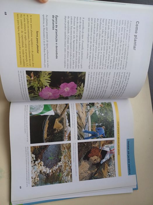 Livro de jardins aquáticos