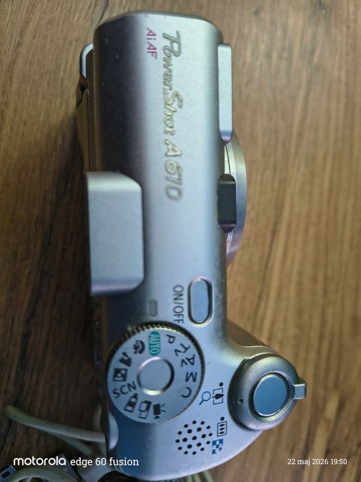 Canon PowerShot A610 | Uszkodzony na części / naprawy | Sprawny LCD, karta 256MB