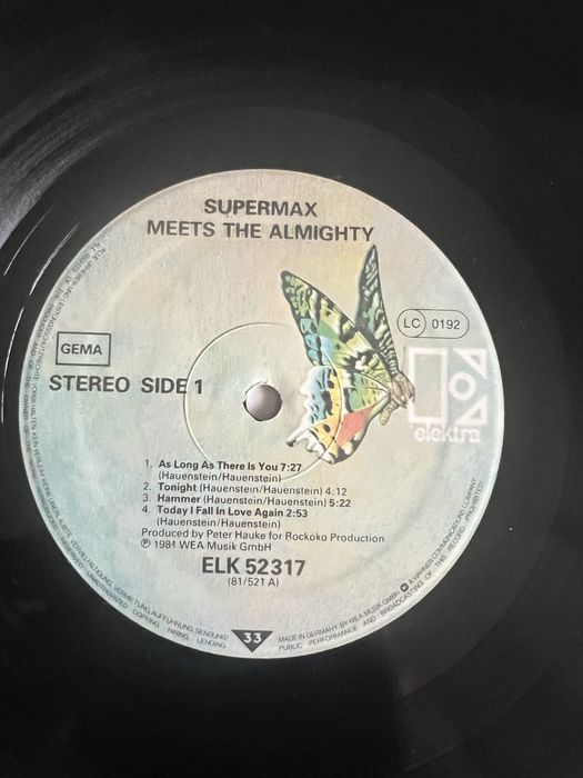 Платівки Supermax