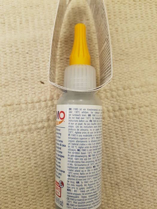 Fimo liquido prateado