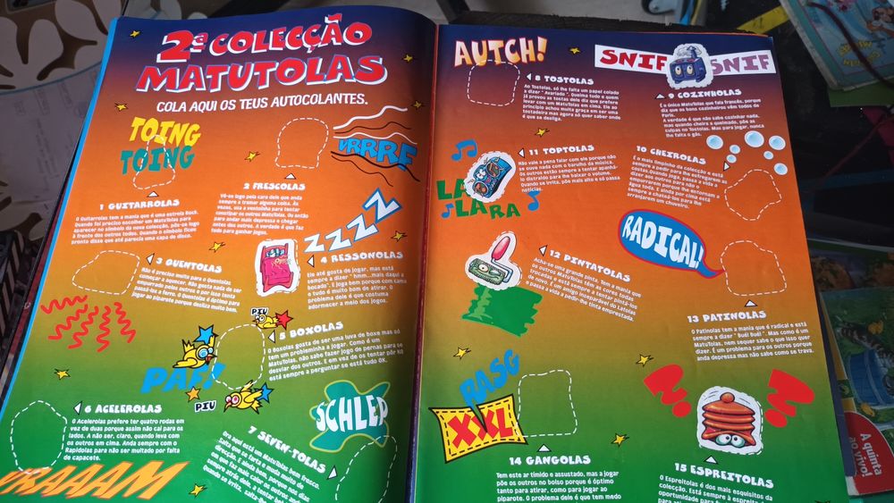 Caderneta 2 colecção Matutolas