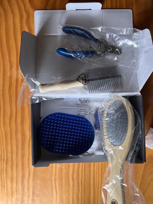 Kit de cuidados para cão