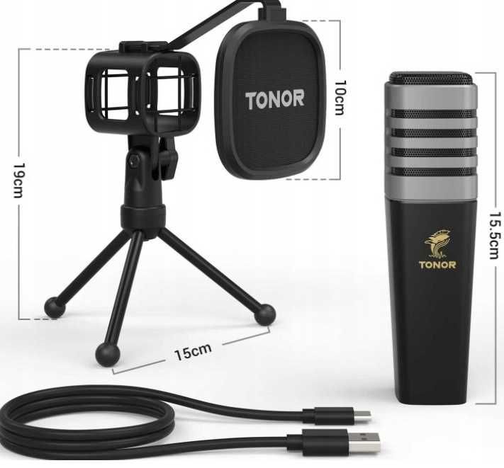 Tonor Tc 30 - Zaawansowany mikrofon pojemnościowy Youtube TikTok X-Box