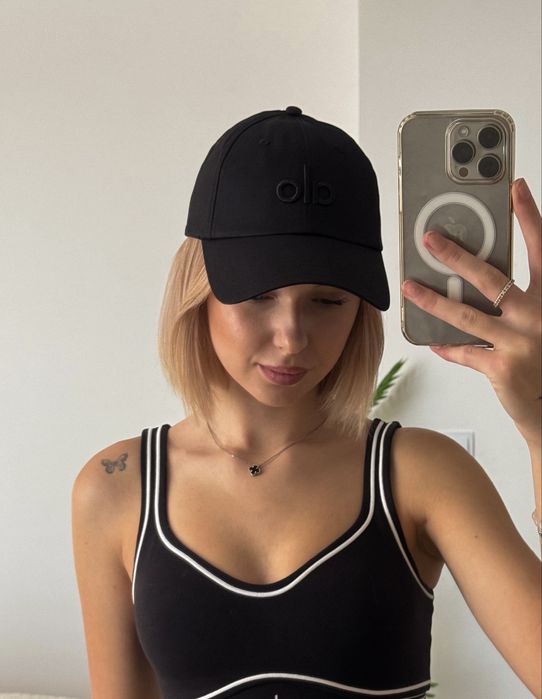 Кепки Alo Yoga Off Duty (ОРИГІНАЛ)біла, чорна (black, white)