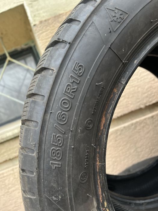 Резина пара зима 185/60 R 15 Firestone. Протектор 6,5 mm. 2018 рік