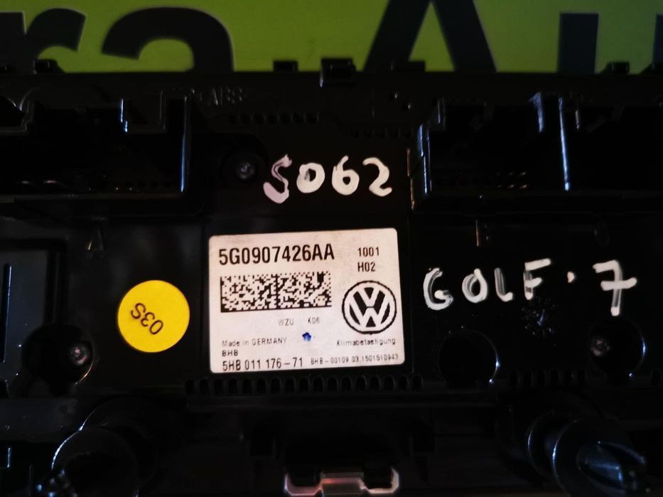 VW GOLF 7 / VII CLIMATRONIC - S062