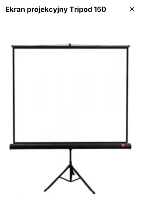 Ekran projekcyjny tripod 150. Nowy w kartonie. Nieużywany