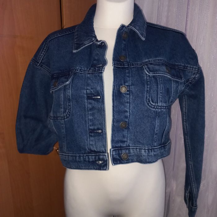 Denimowa, jeansowa kurtka Nowa, S