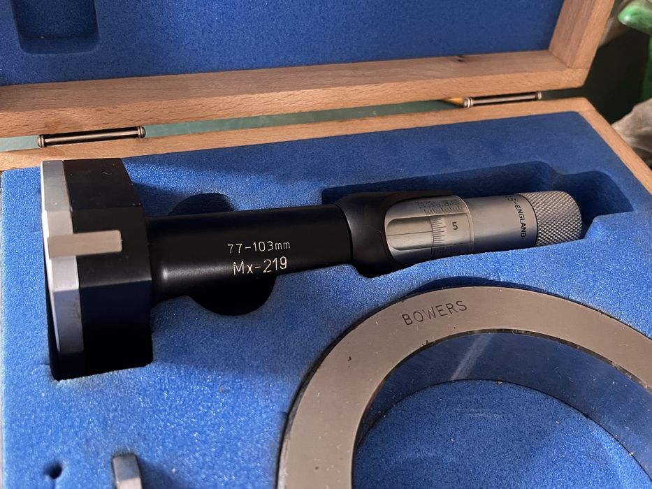 Średnicówka trzypunktowa BOWERS 77-103 mm + Pierścień kpl. MX-219