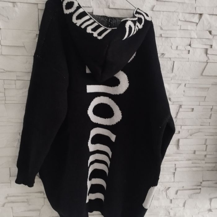 Nowy ciepły sweter z kapturem XXXL