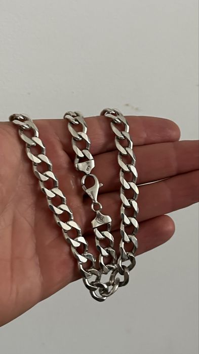 Srebrny łańcuszek 925 pancerka 78.8g