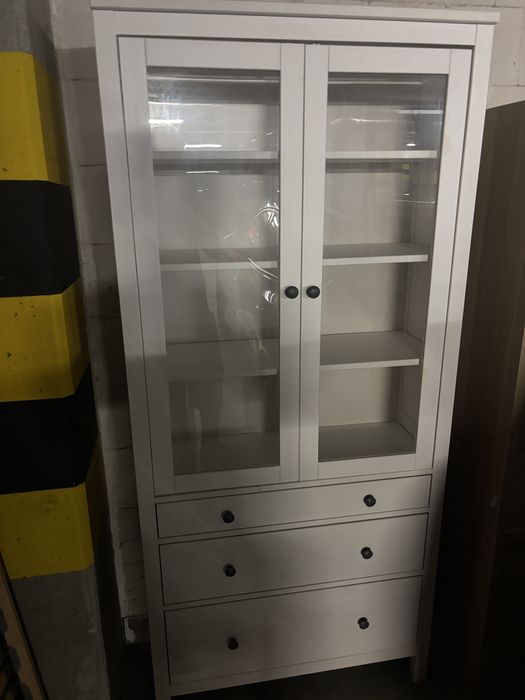 IKEA witryna szafa hemnes biala
