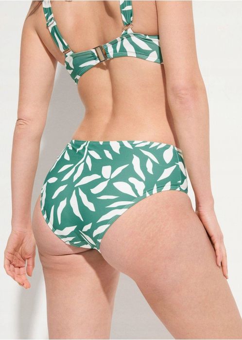 B.P.C bikini biało-zielone na fiszbinach minimizer z figami ^38(75C)