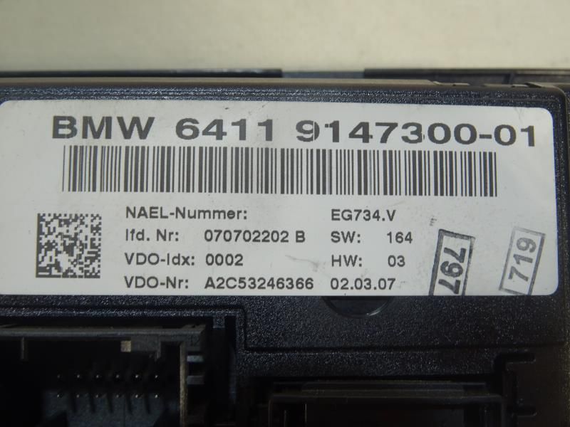 Comando chauffage / sofagem BMW 3 Coupé (E92)