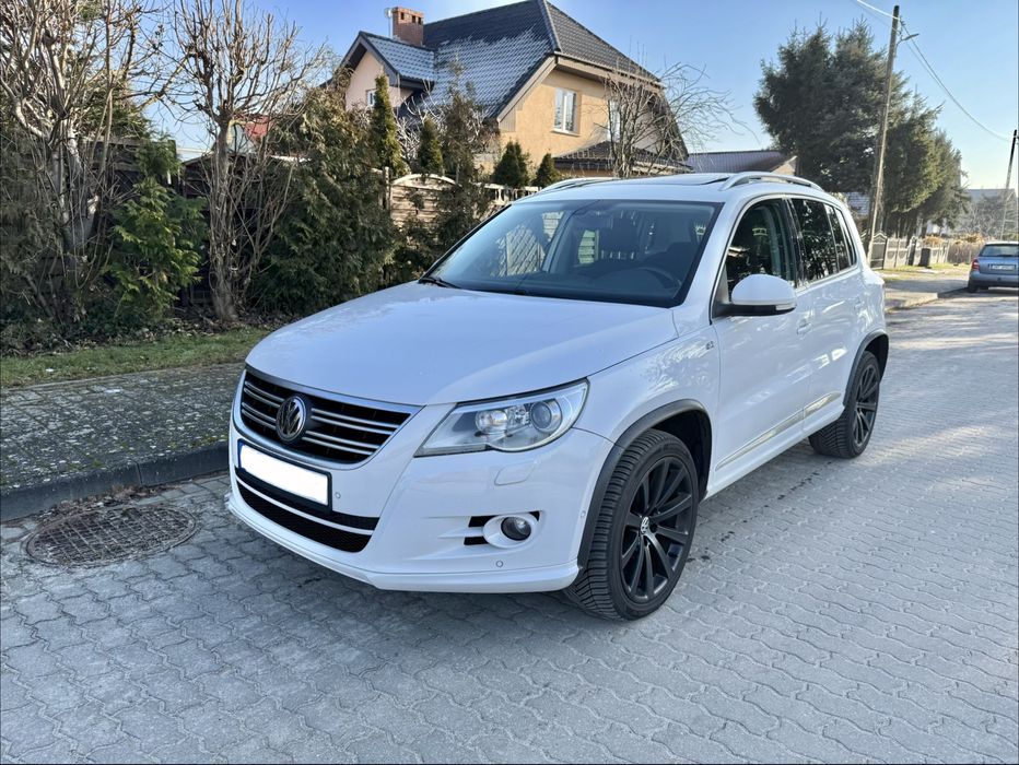 Volkswagen Tiguan 1.4 TSi 150 KM 2009r. R line DynAudio Bezwypadkowy Zarejestrowany PL