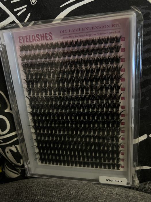 накладні вії пучкові набір, набор